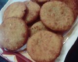 A picture of step 2 of Meethi tikkiya.