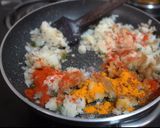 A picture of step 1 of Bharwa Shimla Mirch Sabzi.