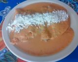 Foto del paso 4 de la receta: Enchiladas rojas rellenas de champiñones y atún