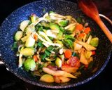 Foto del paso 3 de la receta: Crema de coles de Bruselas y bulbo de anís