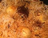 A picture of step 13 of Egg Biryani.