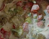 Foto del paso 2 de la receta: Arroz con salsa blanca de brócoli y tomates🍅
