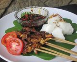 Foto langkah ke 4 dari resep Sate Jamur Komplit.