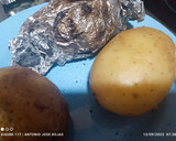 Foto del paso 1 de la receta: Ensalada de patata y encurtidos con huevas de bacalao