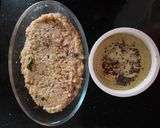 A picture of step 4 of Daliya pongal (samba rava / broken wheat pongal).