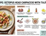Foto del paso 7 de la receta: Carpaccio de Cabeza de Pulpo al Tajín