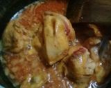 A picture of step 5 of Aloo Chicken Salan.