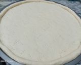 A picture of step 2 of Tikka n kabab pizza.