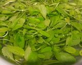 Hình bước làm 1 của món Canh cải con tôm thịt