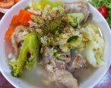 Hình bước làm 3 của món Móng giò hầm ngũ quả