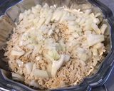 Une image de l'étape 5 de Salade de riz au saumon frais tomates et fleurs comestibles.