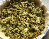 Une image de l'étape 1 de Quiche brocolis saumon chèvre.