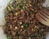 عکس مرحله 2 از دستور بورک گوشت و قارچ
