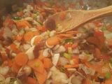 Arroz con pollo de la huerta
