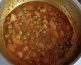 A picture of step 4 of Shakarkand-Matar ki sabzi.