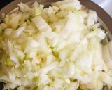 A picture of step 1 of Aloo chana masala.
