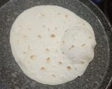 A picture of step 6 of Tandoori paneer tikka grilled tortilla wrap.