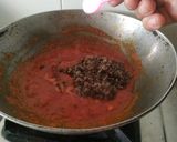 A picture of step 4 of Dal Makhani.