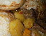 A picture of step 3 of Masa with beef pepper soup.