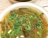 Hình bước làm 3 của món Canh chua dưa và tảo xoắn Chi Lê