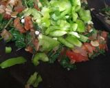 A picture of step 2 of Spinach omelette.