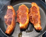 A picture of step 5 of Quite crispy lamb chops.