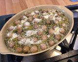 Une image de l'étape 13 de Gratin d épinards au champignons de paris,fromage frais et parmesan.