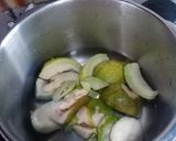 A picture of step 3 of Jamfal halwa.