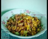 Foto langkah ke 3 dari resep Jagung Cumi Pete bumbu Teriyaki.