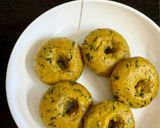 A picture of step 4 of Sorghum (Jowar) Flour Dhokla (My Mom’s Winter Special Recipe).