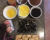 Gambar langkah 1 resipi Kek batik majmuk (oreo+ marie+peanut butter) #openhouse.