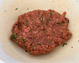 Foto del paso 1 de la receta: Döneralbóndigas en salsa Strogonoff