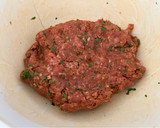 Foto del paso 1 de la receta: Döneralbóndigas en salsa Strogonoff
