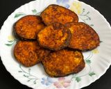 A picture of step 7 of Baingan (Brinjal) Tawa Fry.