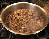 A picture of step 4 of Easy Mushrooms in Wine & Shallot Sauce with Herbs.