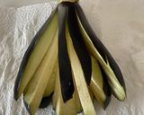 A picture of step 4 of Fried aubergine.