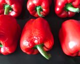 A picture of step 5 of Roasted Red Bell Pepper.