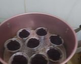 Foto langkah ke 5 dari resep Brownies Kukus Mekar - Gluten Free (eggless).