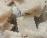 A picture of step 1 of Double layering sweet bread.