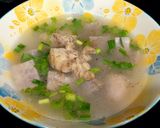Hình bước làm 3 của món Canh khoai môn nấu đuôi heo