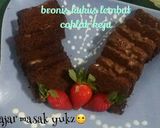 Foto langkah ke 4 dari resep Bronis kukus coklat keju.
