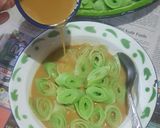 Foto langkah ke 6 dari resep Dadar Gunting Kuah Santan Gula Merah.