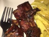 Honey glazed pork