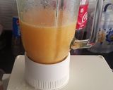 A picture of step 3 of Mango & Peach Smoothie.