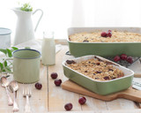 Foto del paso 4 de la receta: Bizcocho de requesón y cerezas con Streusel