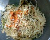 Foto langkah ke 2 dari resep Lumpia Bung Kulit Pangsit (Isi Rebung Wortel Cambah).