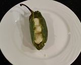 A picture of step 3 of Roasted Bacon Cheddar Jalapeno Peppers.