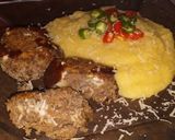 Foto del paso 8 de la receta: Hamburguesa rellenas, acompañada con poleta y un toque picante🌶