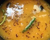 A picture of step 3 of Prawn Dal.