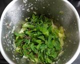A picture of step 2 of Raw mango chutney.